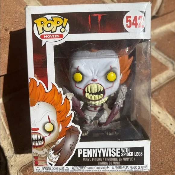 Funko Pop! Movies IT #542 Pennywise w/ Spider Legs Vinyl Figure + Box - Picture 1 of 11
